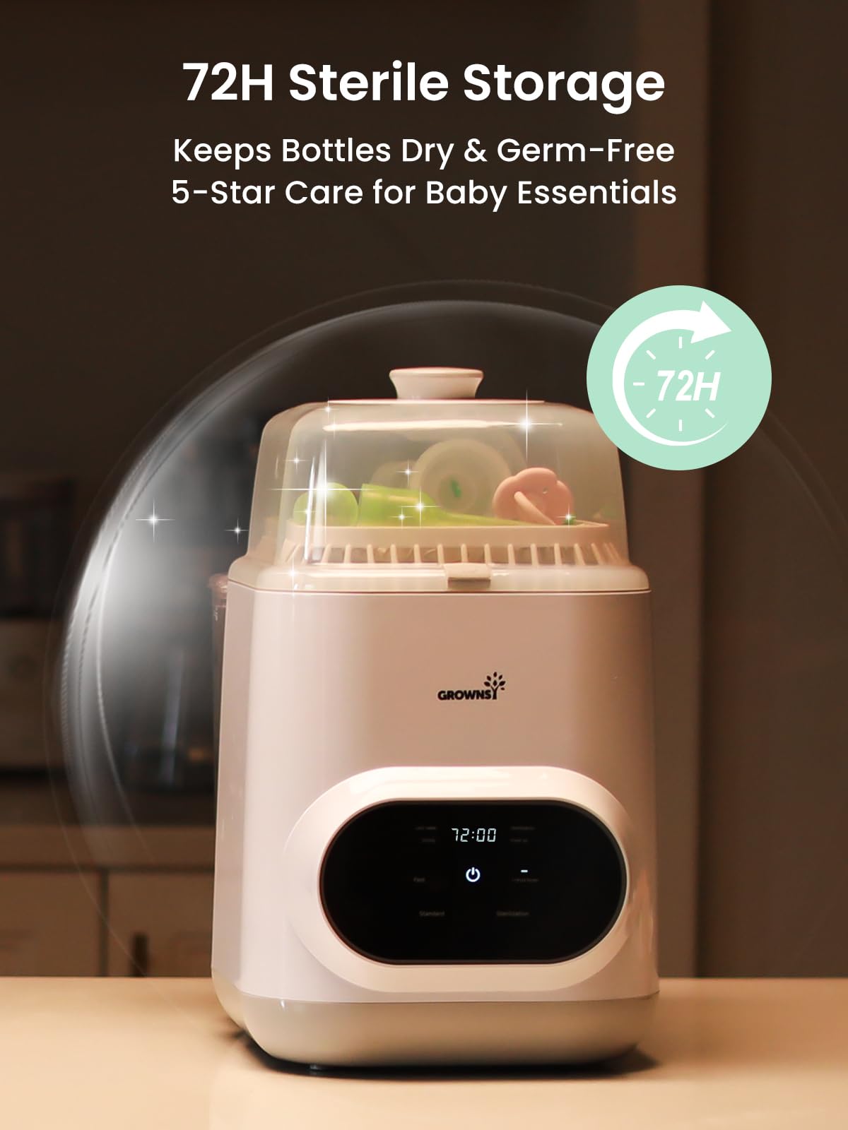 Grownsy EaseClean Bottle Washer Pro