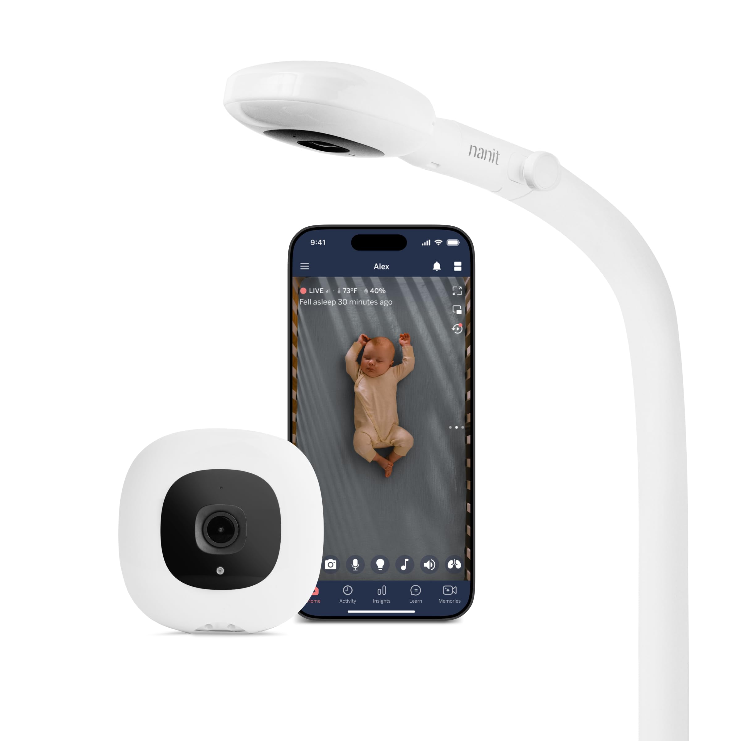 Nanit Pro Smart Baby Monitor - Camera & Floor Stand